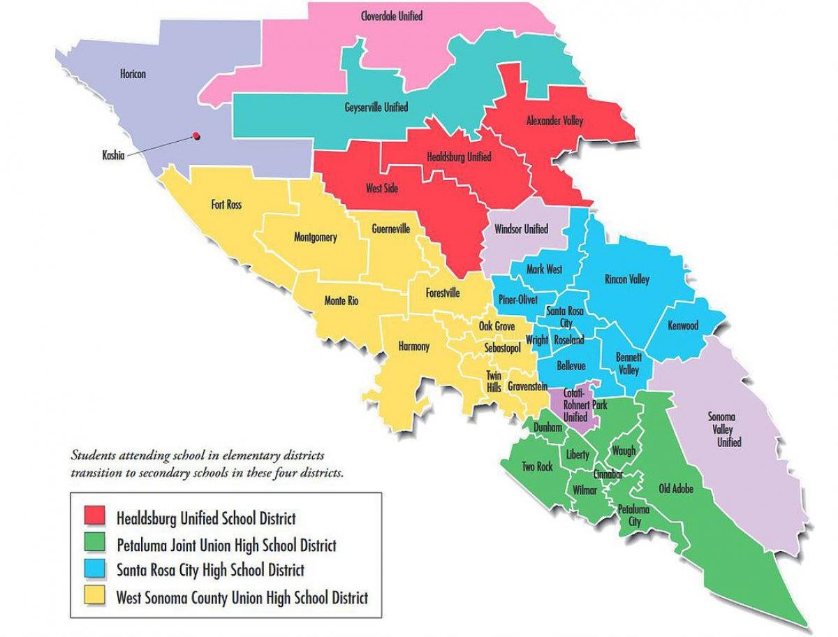 San Francisco school district map