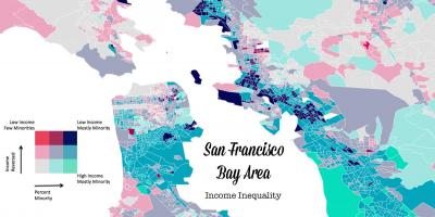 Map of bay area income