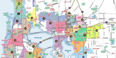 Bay area zip code map - San Francisco bay area zip code map (California - USA)
