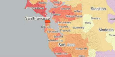 Map of mapp San Francisco
