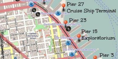 Map of pier 27 San Francisco