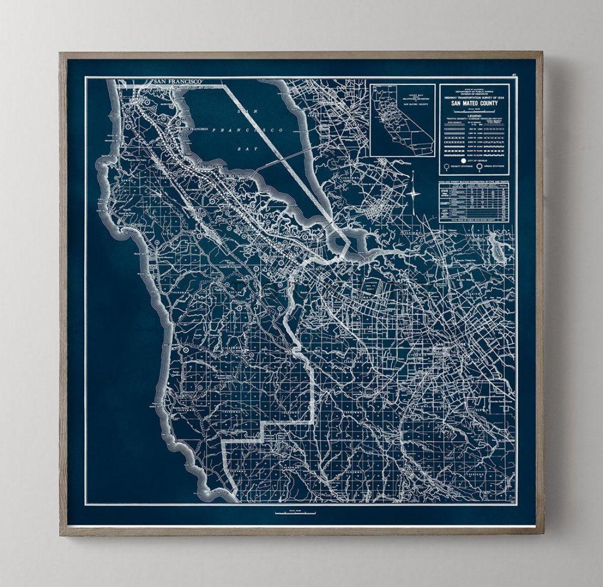 Map of bay area art