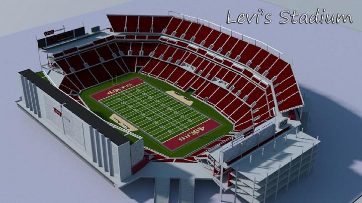 Levi's stadium 3d seat map - Levi's stadium 3d map (California - USA)