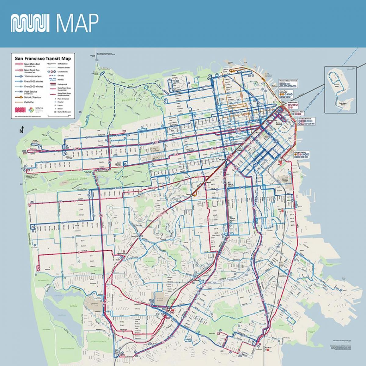 San Fran muni map