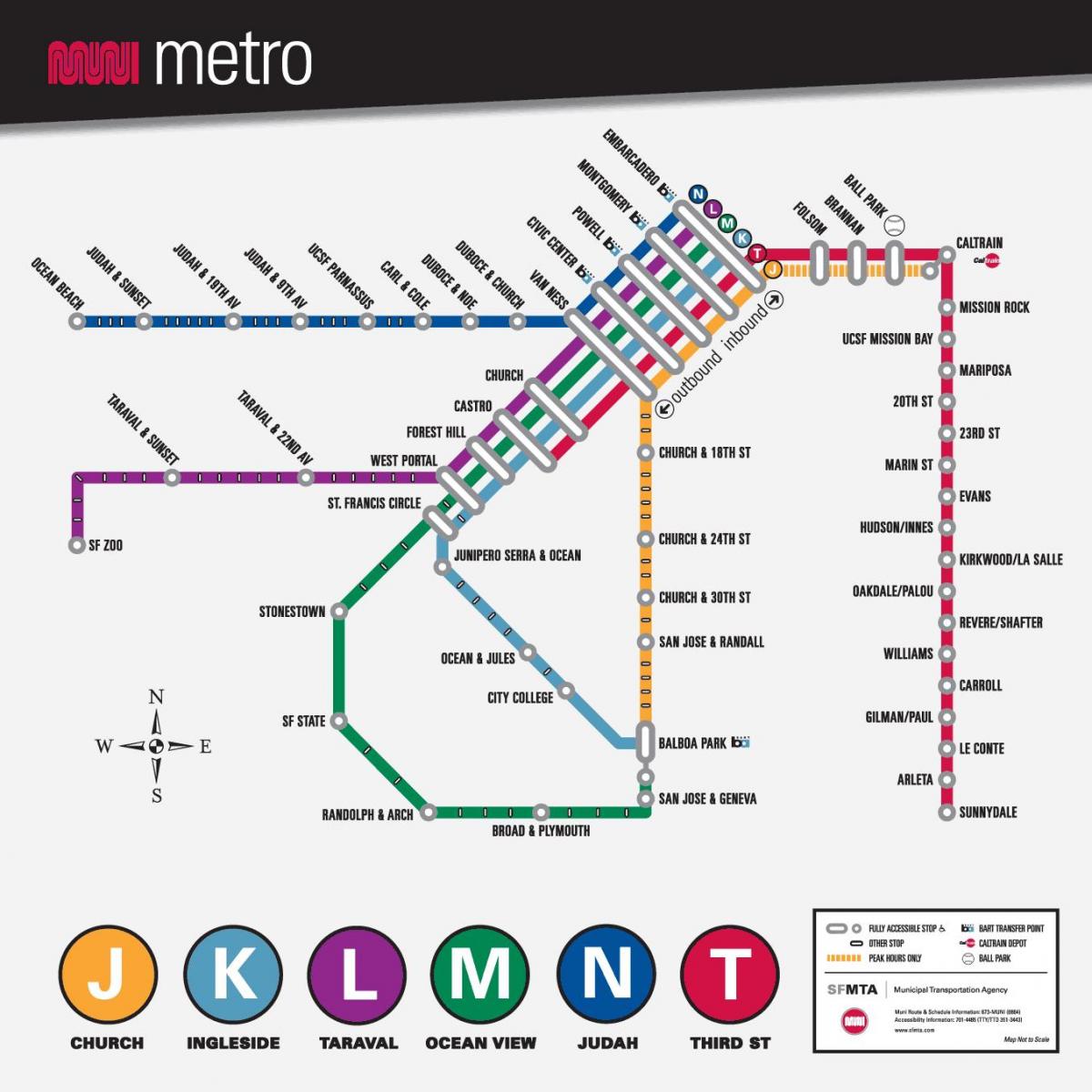 muni subway map