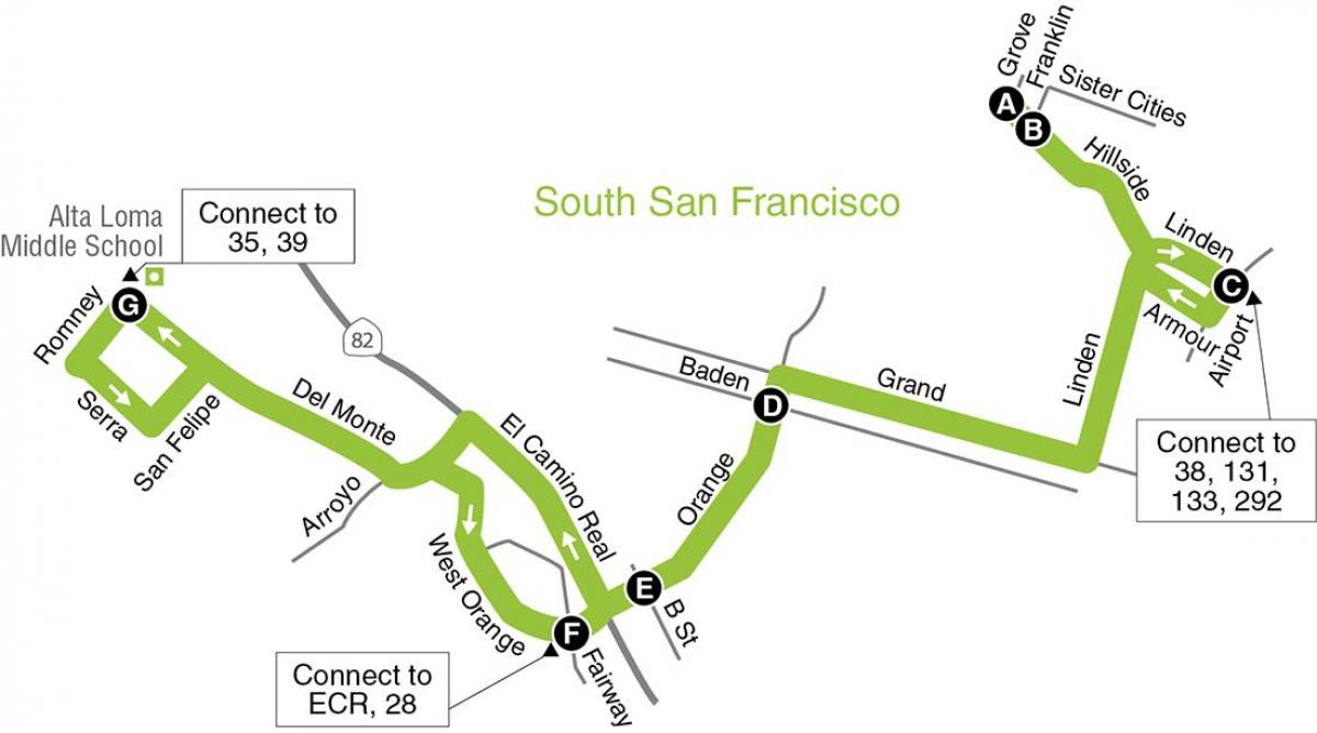 Map of San Francisco elementary schools