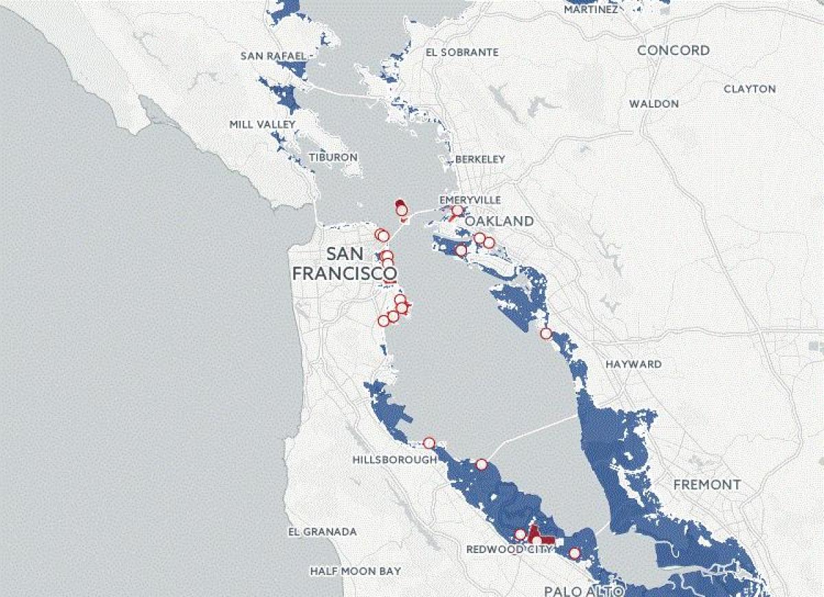 Map of San Francisco flood
