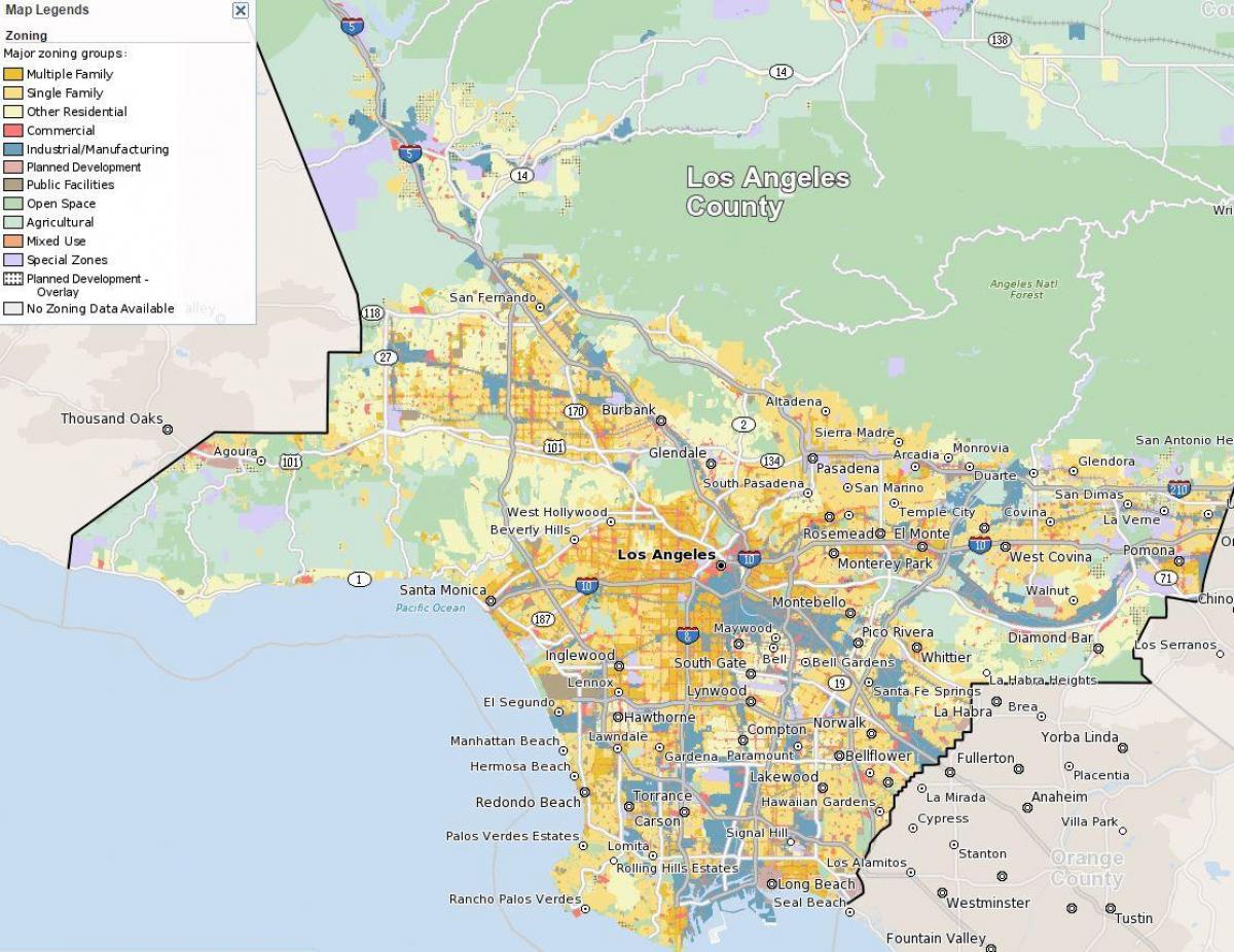 Map of San Francisco zoning 