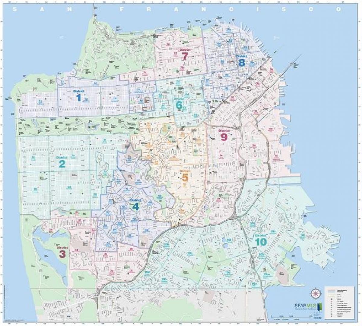 San Francisco mls map