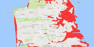 San Francisco areas to avoid map