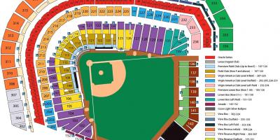 SF giants stadium seating map