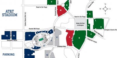 At&t park parking map