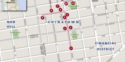 Map chinatown San Francisco