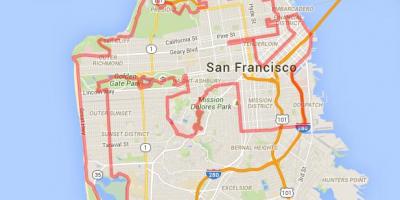 Golden gate park bike trails map