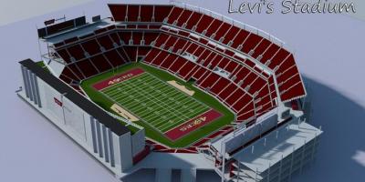 Levi's stadium 3d map