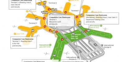 SFO terminal 3 gate map