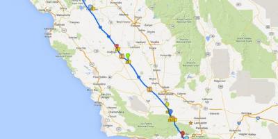 Map of San Francisco driving tour