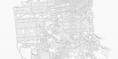 Print map of San Francisco