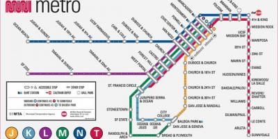 San Fran metro map