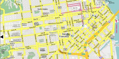 San Francisco places of interest map