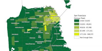 Map of San Francisco population density