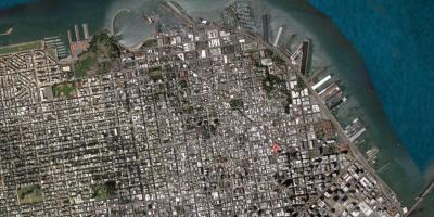 Map of San Francisco satellite
