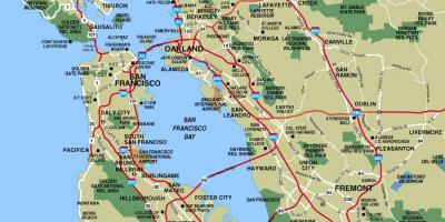 San Francisco travel map