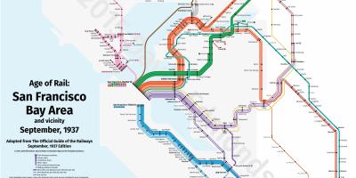 San Fran train map