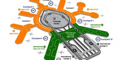 SFO international terminal arrivals map