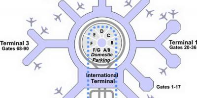 Map of SFO terminal g