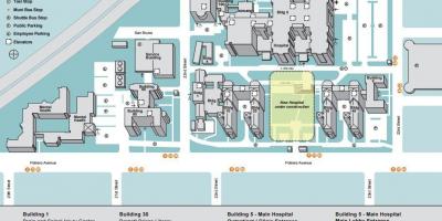 Map of ucSF medical center